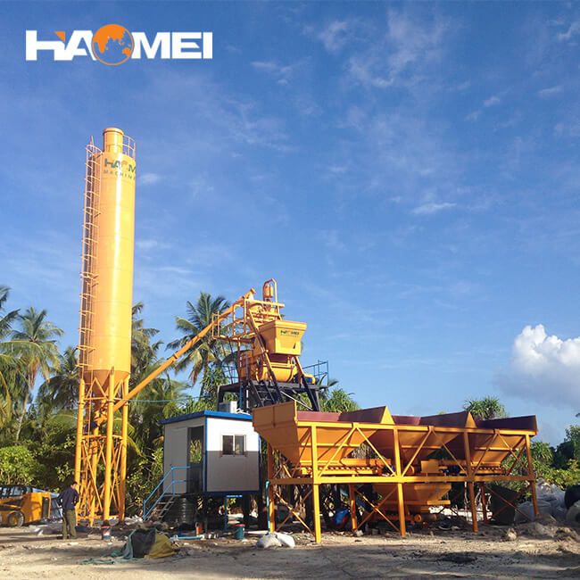 hzs25 stationary concrete batch plant.jpg