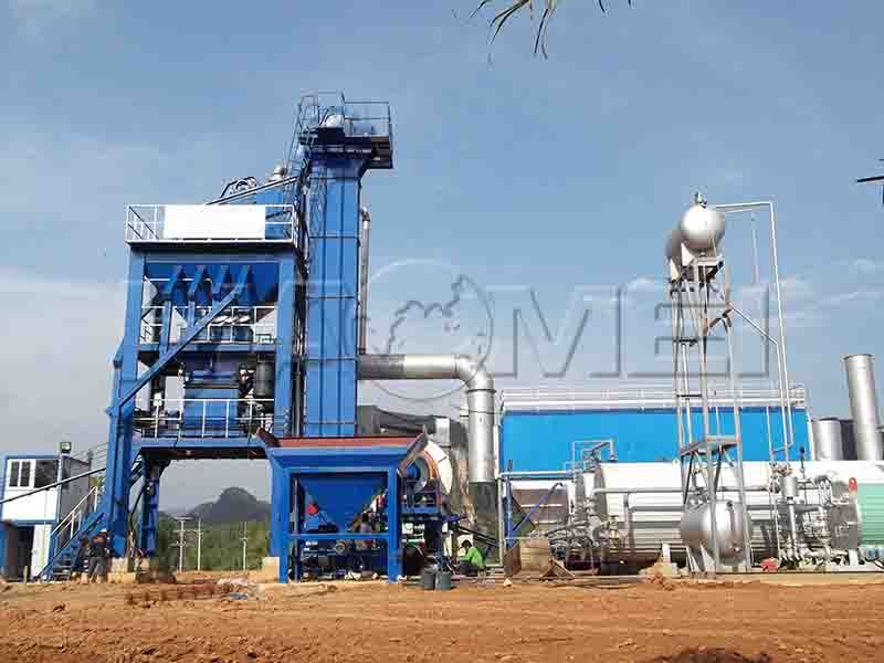 كيف يمكن لمصنع الأسفلت الحفاظ على درجة حرارة تصريف ثابتة عند 50 درجة مئوية