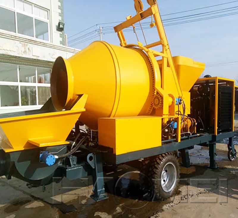 concrete mixing pump