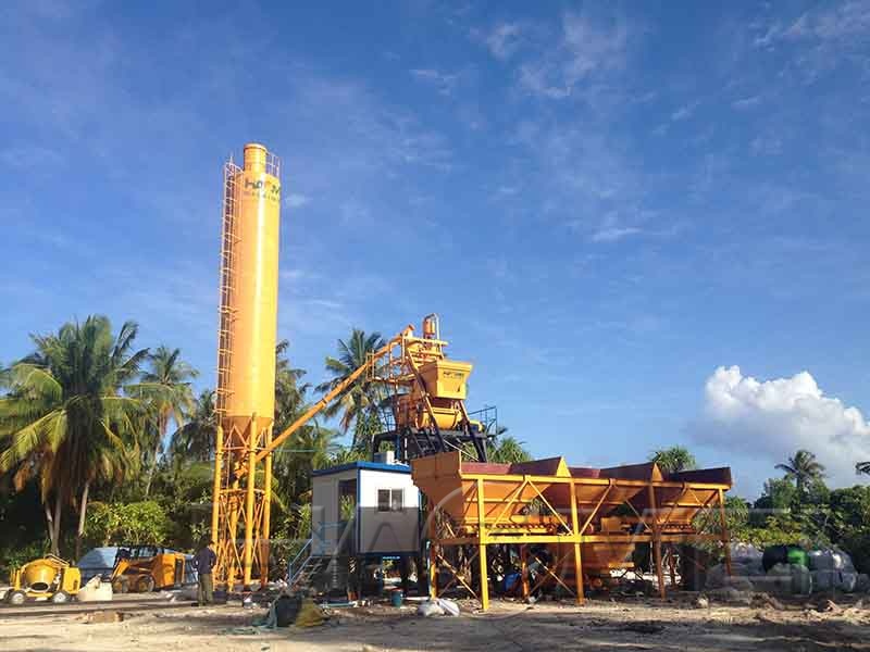 small concrete plant